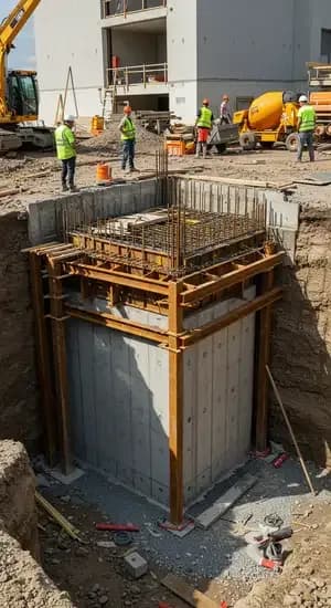 Steel footing system used for structural underpinning on residential home
